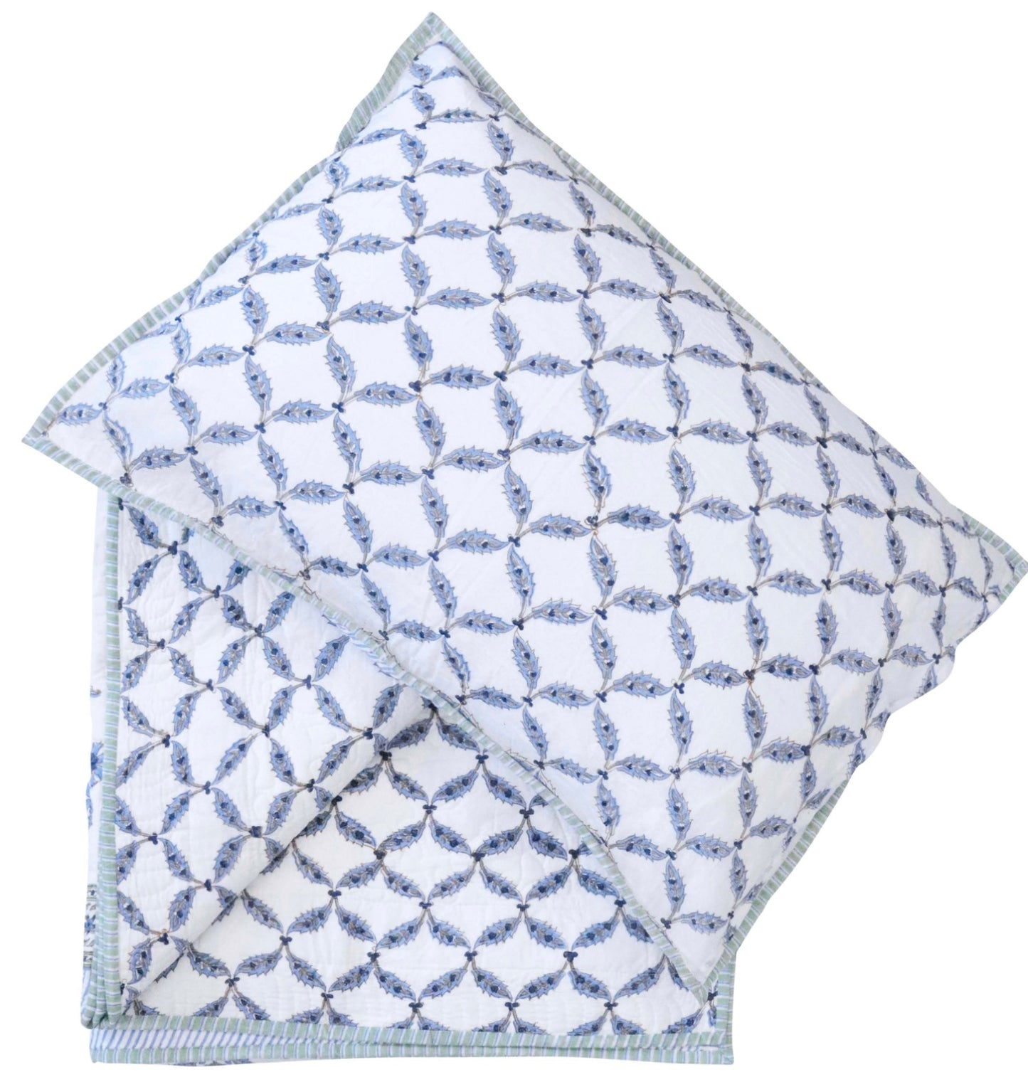 Laura Quilt in Pastel Blues