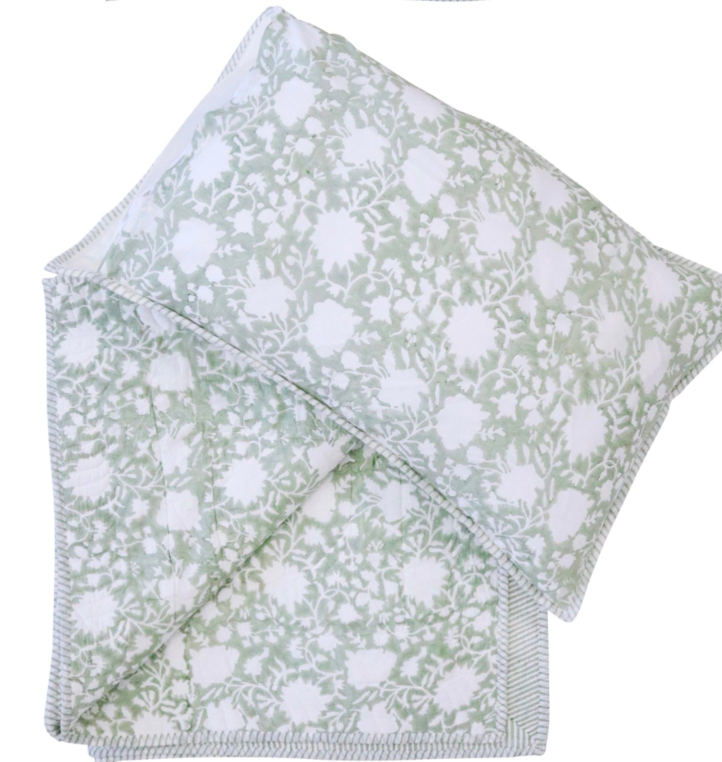 Carlie Cotton Voile Quilt and Pillowcase Set