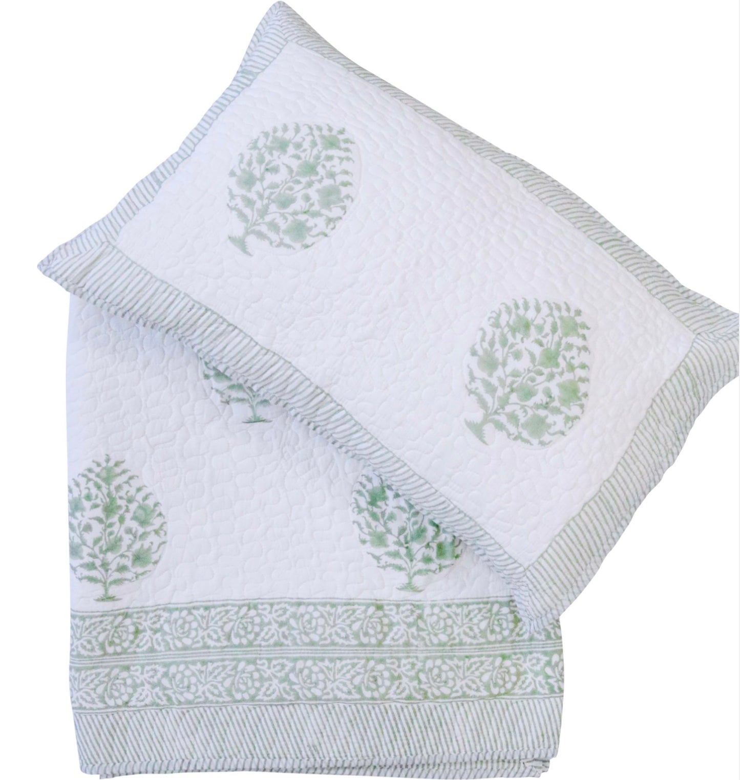 Carlie Cotton Voile Quilt and Pillowcase Set