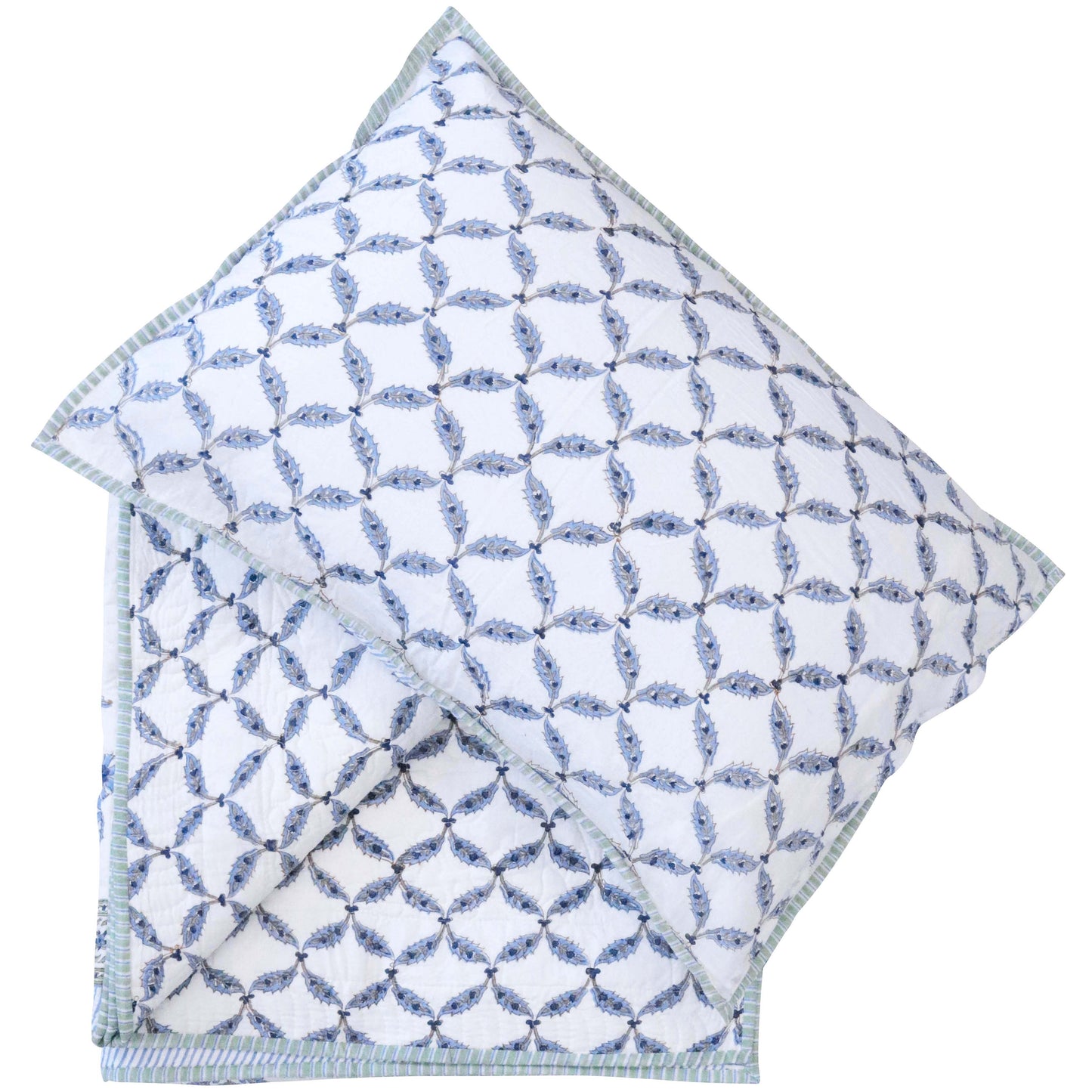 Laura Quilt in Pastel Blues