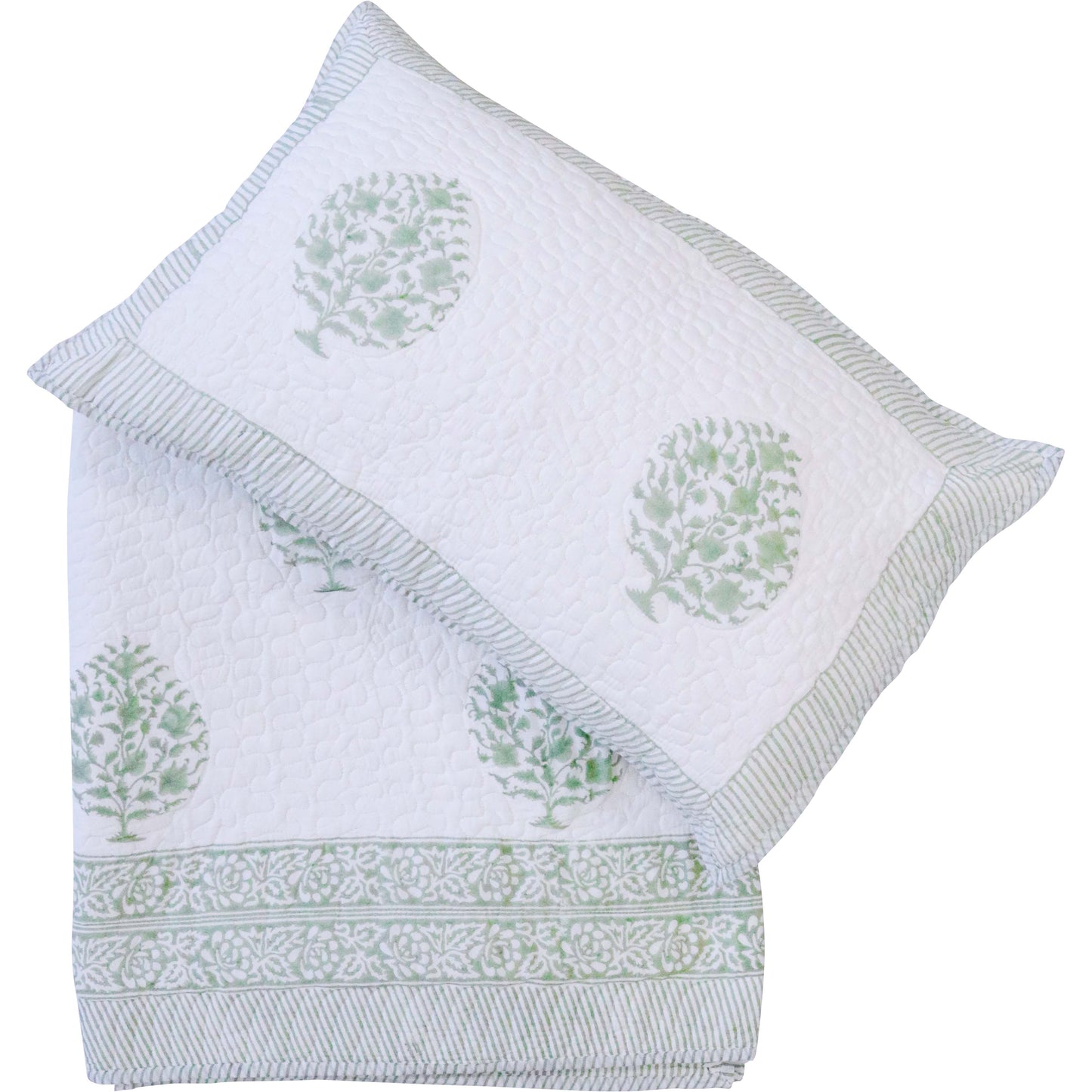 Carlie Cotton Voile Quilt and Pillowcase Set