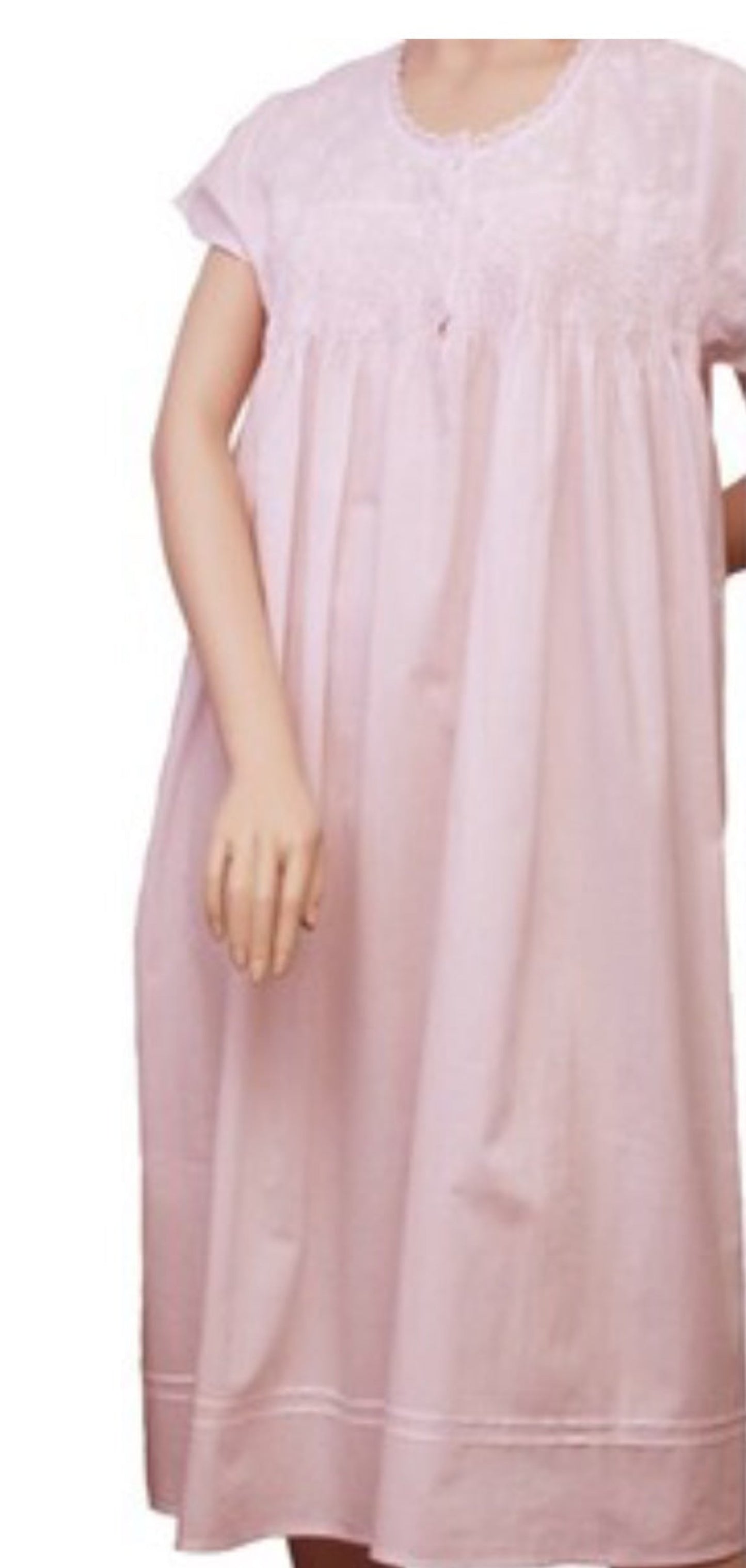 Nightwear Hanna Soft Pink Cotton Nighty