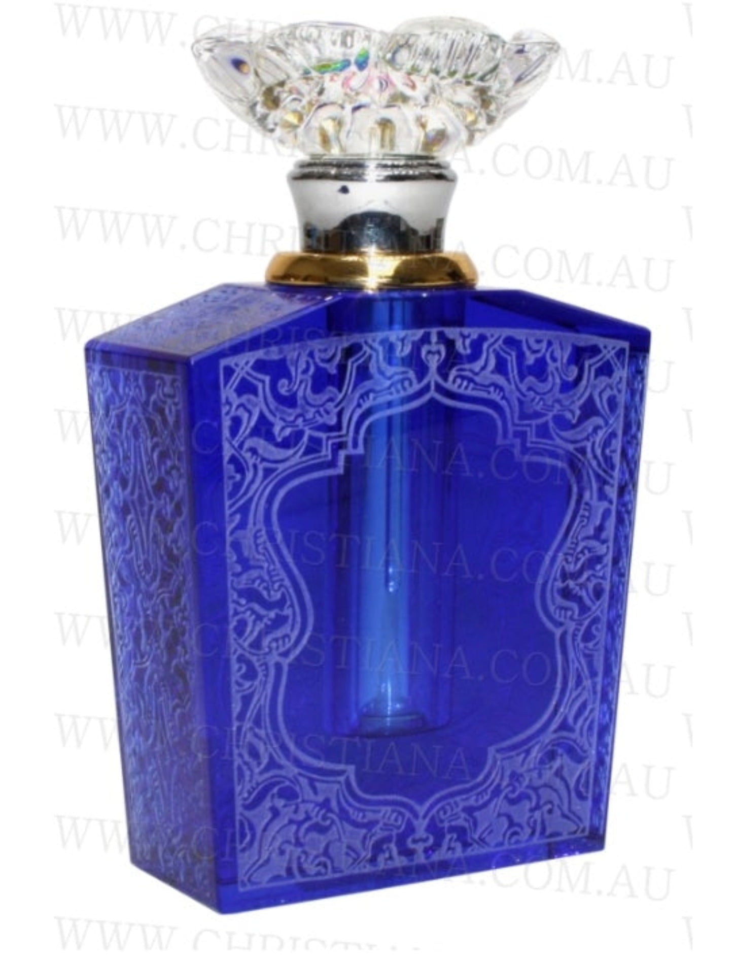 Cobalt Blue Perfume Bottle