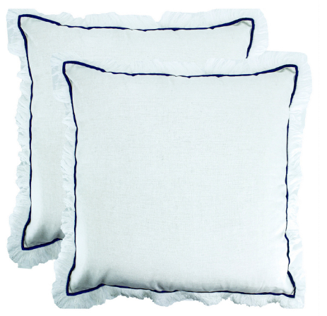 Flinders Linen Cushion white