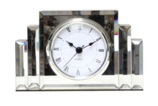 Deco Style Mirror Clock