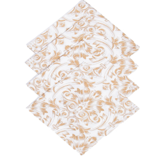 Gold Screen Printed Napkins